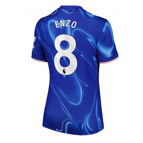 Chelsea Enzo Fernandez #8 Thuis tenue Dames 2024-25 Korte Mouw Chelsea Enzo Fernandez #8 Thuis tenue Dames 2024-25 Korte Mouw