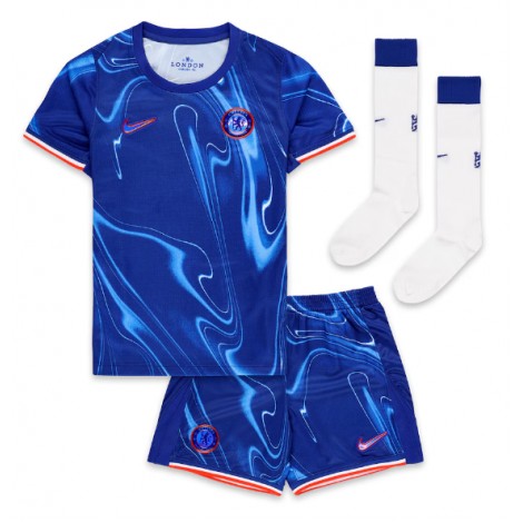 Chelsea Enzo Fernandez #8 Thuis tenue Kids 2024-25 Korte Mouw (+ Korte broeken)