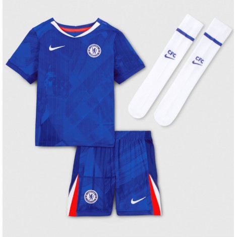 Chelsea Estevao Willian #41 Thuis tenue Kids 2025-26 Korte Mouw (+ Korte broeken)