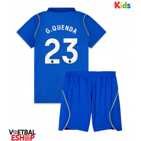 Chelsea Geovany Quenda #23 Thuis tenue Kids 2026-27 Korte Mouw (+ Korte broeken)