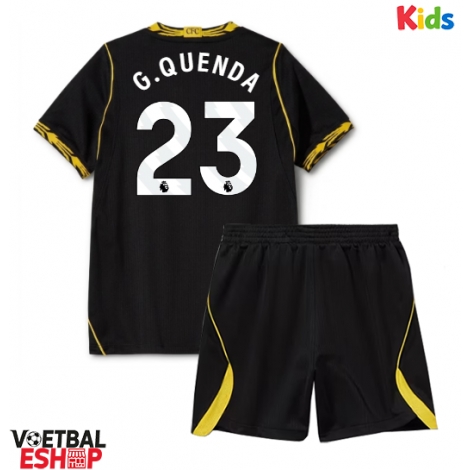 Chelsea Geovany Quenda #23 Uit tenue Kids 2026-27 Korte Mouw (+ Korte broeken)