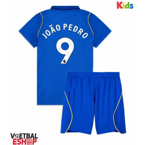 Chelsea Joao Pedro #9 Thuis tenue Kids 2026-27 Korte Mouw (+ Korte broeken)