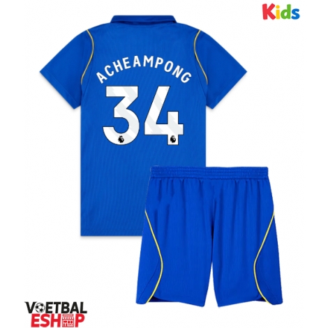 Chelsea Josh Acheampong #34 Thuis tenue Kids 2026-27 Korte Mouw (+ Korte broeken)
