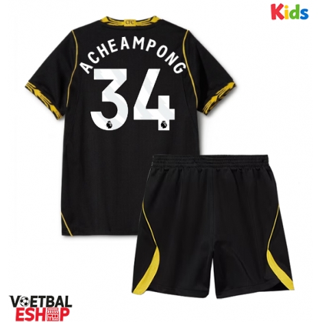 Chelsea Josh Acheampong #34 Uit tenue Kids 2026-27 Korte Mouw (+ Korte broeken)