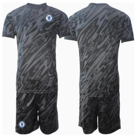 Chelsea Keeper Uit tenue Kids 2024-25 Korte Mouw (+ Korte broeken)