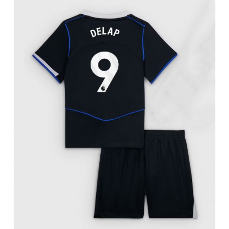 Chelsea Liam Delap #9 Derde tenue Kids 2025-26 Korte Mouw (+ Korte broeken)