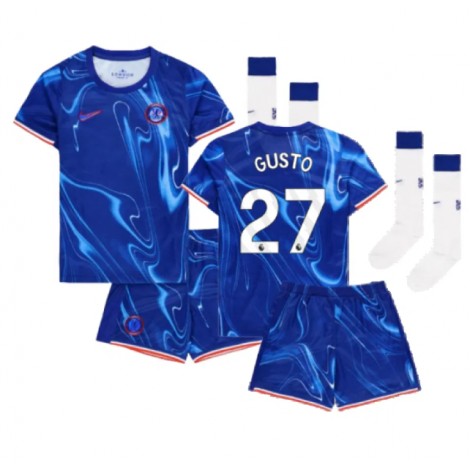 Chelsea Malo Gusto #27 Thuis tenue Kids 2024-25 Korte Mouw (+ Korte broeken)