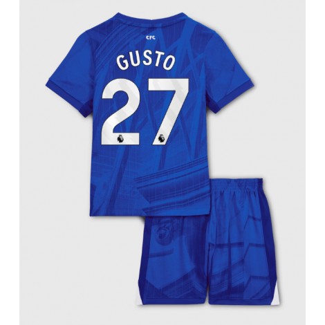 Chelsea Malo Gusto #27 Thuis tenue Kids 2025-26 Korte Mouw (+ Korte broeken)