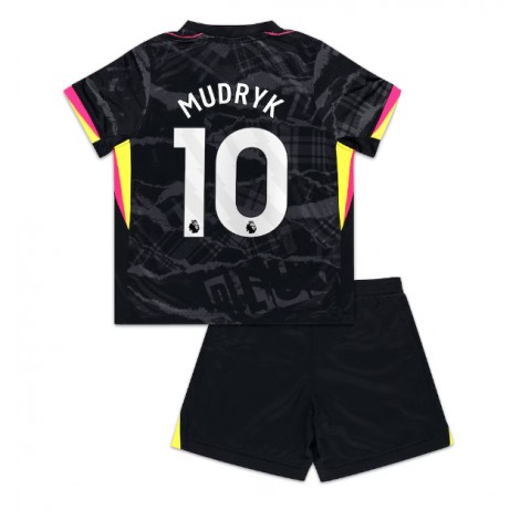 Chelsea Mykhailo Mudryk #10 Derde tenue Kids 2024-25 Korte Mouw (+ Korte broeken)