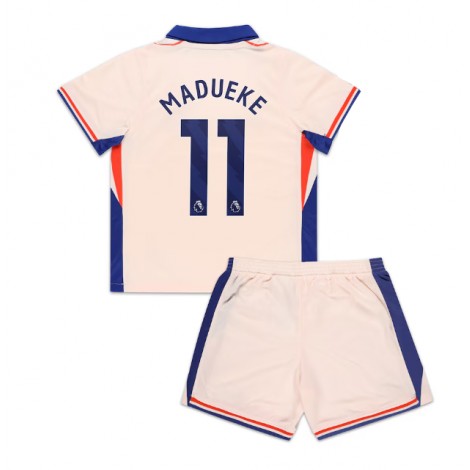 Chelsea Noni Madueke #11 Uit tenue Kids 2024-25 Korte Mouw (+ Korte broeken)