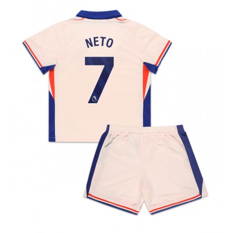 Chelsea Pedro Neto #7 Uit tenue Kids 2024-25 Korte Mouw (+ Korte broeken)