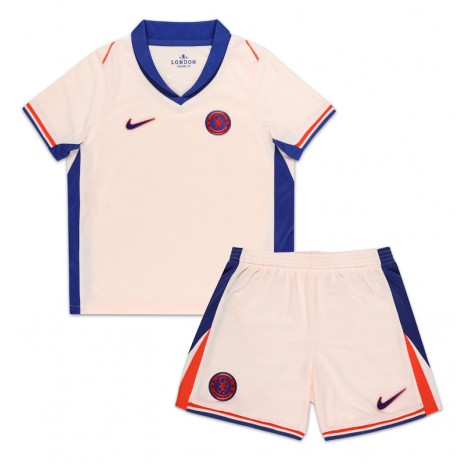 Chelsea Uit tenue Kids 2024-25 Korte Mouw (+ Korte broeken)