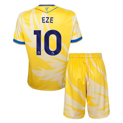 Crystal Palace Eberechi Eze #10 Uit tenue Kids 2024-25 Korte Mouw (+ Korte broeken)