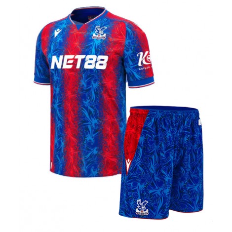 Crystal Palace Eddie Nketiah #9 Thuis tenue Kids 2024-25 Korte Mouw (+ Korte broeken)
