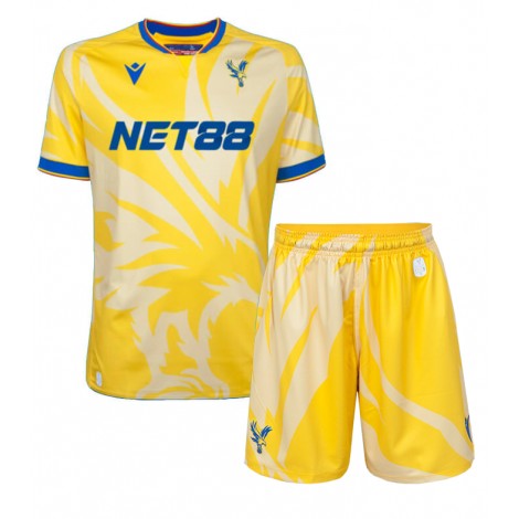 Crystal Palace Eddie Nketiah #9 Uit tenue Kids 2024-25 Korte Mouw (+ Korte broeken)
