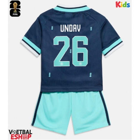 Duitsland Deniz Undav #26 Uit tenue Kids WK 2026 Korte Mouw (+ Korte broeken)