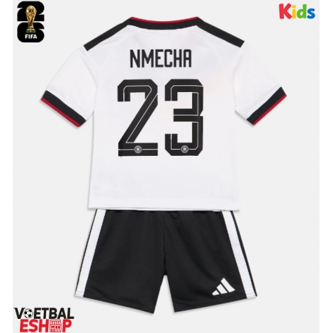 Duitsland Felix Nmecha #23 Thuis tenue Kids WK 2026 Korte Mouw (+ Korte broeken)
