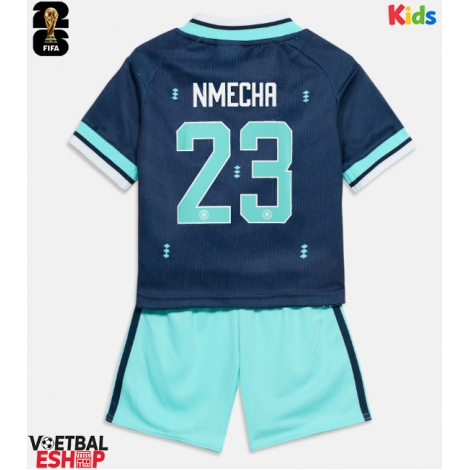 Duitsland Felix Nmecha #23 Uit tenue Kids WK 2026 Korte Mouw (+ Korte broeken)