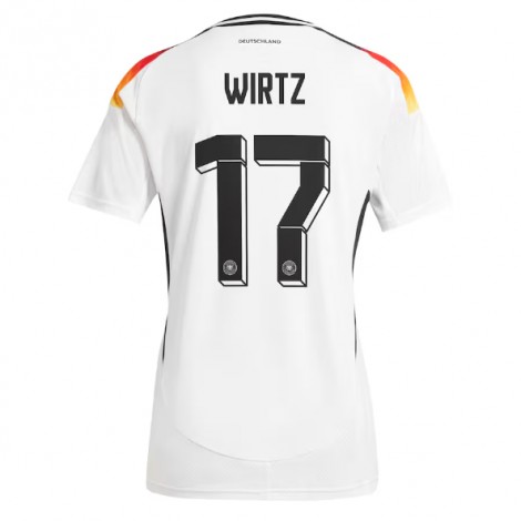 Duitsland Florian Wirtz #17 Thuis tenue Dames EK 2024 Korte Mouw