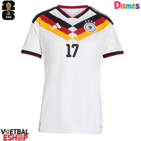 Duitsland Florian Wirtz #17 Thuis tenue Dames WK 2026 Korte Mouw