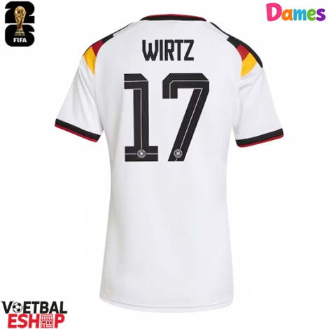 Duitsland Florian Wirtz #17 Thuis tenue Dames WK 2026 Korte Mouw