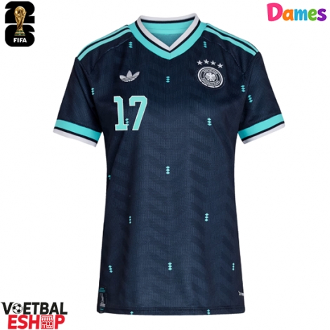 Duitsland Florian Wirtz #17 Uit tenue Dames WK 2026 Korte Mouw