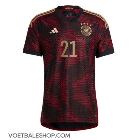 Duitsland Ilkay Gundogan #21 Uit tenue WK 2022 Korte Mouw