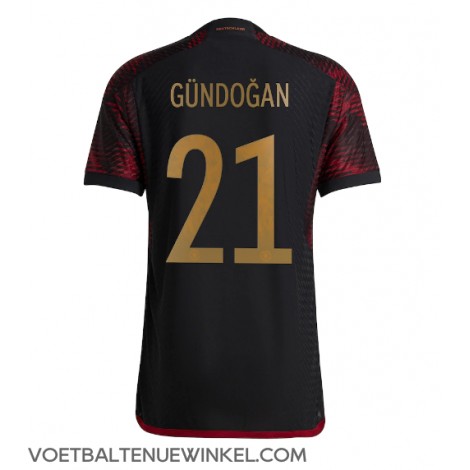 Duitsland Ilkay Gundogan #21 Uit tenue WK 2022 Korte Mouw