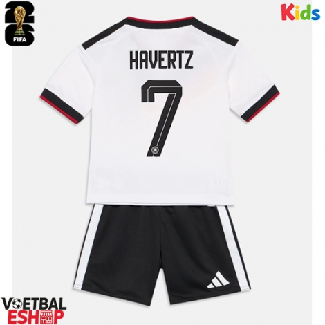 Duitsland Kai Havertz #7 Thuis tenue Kids WK 2026 Korte Mouw (+ Korte broeken)