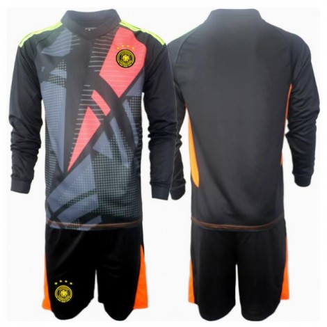 Duitsland Keeper Thuis tenue Kids EK 2024 Lange Mouw (+ Korte broeken)