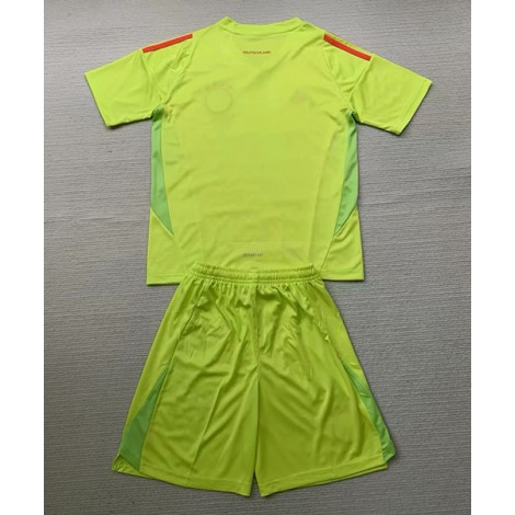 Duitsland Keeper Uit tenue Kids EK 2024 Korte Mouw (+ Korte broeken)