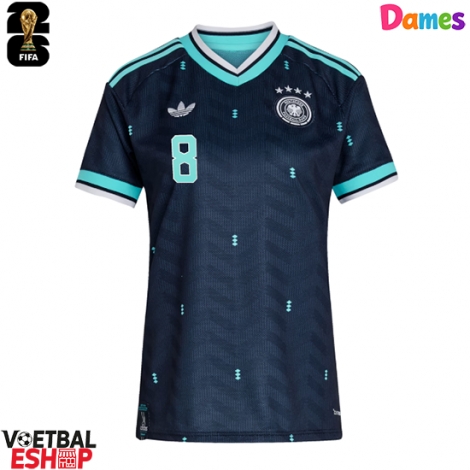 Duitsland Leon Goretzka #8 Uit tenue Dames WK 2026 Korte Mouw