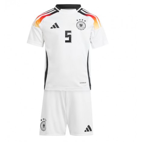 Duitsland Pascal Gross #5 Thuis tenue Kids EK 2024 Korte Mouw (+ Korte broeken)