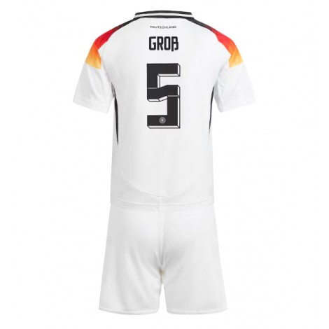 Duitsland Pascal Gross #5 Thuis tenue Kids EK 2024 Korte Mouw (+ Korte broeken)