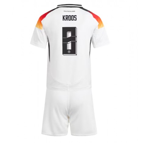 Duitsland Toni Kroos #8 Thuis tenue Kids EK 2024 Korte Mouw (+ Korte broeken)