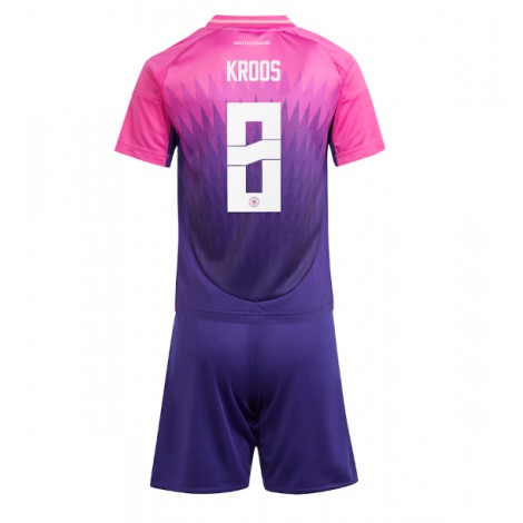 Duitsland Toni Kroos #8 Uit tenue Kids EK 2024 Korte Mouw (+ Korte broeken)