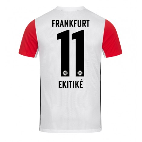 Eintracht Frankfurt Hugo Ekitike #11 Thuis tenue 2024-25 Korte Mouw Eintracht Frankfurt Hugo Ekitike #11 Thuis tenue 2024-25 Korte Mouw