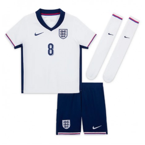 Engeland Alexander-Arnold #8 Thuis tenue Kids EK 2024 Korte Mouw (+ Korte broeken)