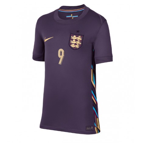 Engeland Harry Kane #9 Uit tenue Dames EK 2024 Korte Mouw Engeland Harry Kane #9 Uit tenue Dames EK 2024 Korte Mouw