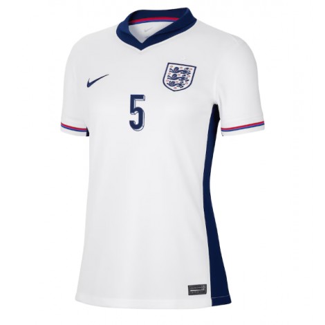 Engeland John Stones #5 Thuis tenue Dames EK 2024 Korte Mouw Engeland John Stones #5 Thuis tenue Dames EK 2024 Korte Mouw