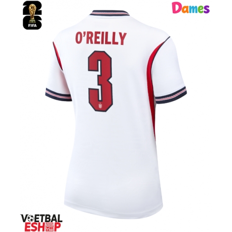 Engeland Nico O'Reilly #3 Thuis tenue Dames WK 2026 Korte Mouw