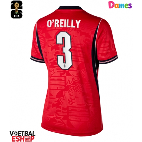 Engeland Nico O'Reilly #3 Uit tenue Dames WK 2026 Korte Mouw