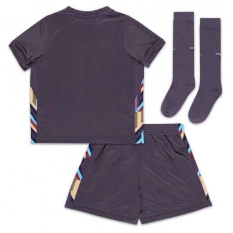 Engeland Uit tenue Kids EK 2024 Korte Mouw (+ Korte broeken)
