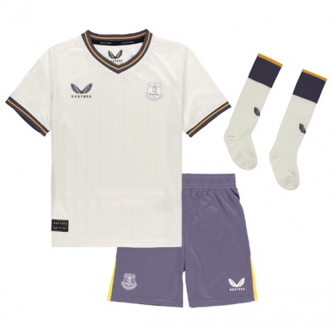 Everton Jarrad Branthwaite #32 Derde tenue Kids 2024-25 Korte Mouw (+ Korte broeken)