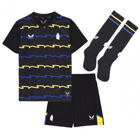 Everton Thierno Barry #11 Derde tenue Kids 2025-26 Korte Mouw (+ Korte broeken)