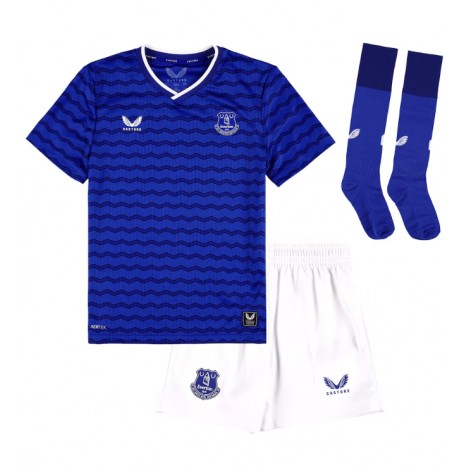 Everton Vitaliy Mykolenko #19 Thuis tenue Kids 2025-26 Korte Mouw (+ Korte broeken)
