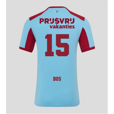 Feyenoord Jordan Bos #15 Derde tenue 2025-26 Korte Mouw Feyenoord Jordan Bos #15 Derde tenue 2025-26 Korte Mouw