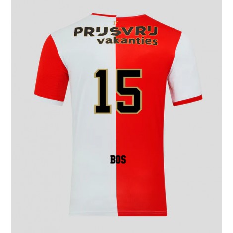 Feyenoord Jordan Bos #15 Thuis tenue 2025-26 Korte Mouw Feyenoord Jordan Bos #15 Thuis tenue 2025-26 Korte Mouw