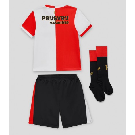 Feyenoord Thuis tenue Kids 2025-26 Korte Mouw (+ Korte broeken)