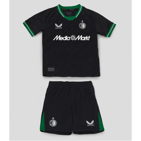 Feyenoord Uit tenue Kids 2024-25 Korte Mouw (+ Korte broeken)